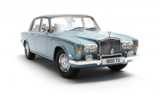 Rolls-Royce Silver Shadow blue metallic 74-77   Cult Scale Models 1:18 Resinemodell (Türen, Motorhaube... nicht zu öffnen!)