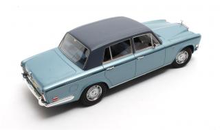 Rolls-Royce Silver Shadow blue metallic 74-77   Cult Scale Models 1:18 Resinemodell (Türen, Motorhaube... nicht zu öffnen!)