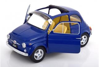 Fiat 500 F 1968 CUSTOM dunkelblau KK-Scale 1:12