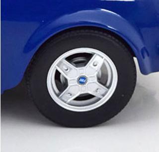 Fiat 500 F 1968 CUSTOM dunkelblau KK-Scale 1:12