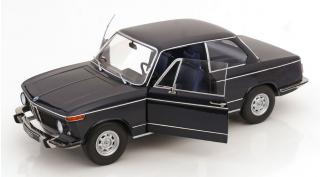 BMW 1602 2.Serie 1974 dunkelblau KK-Scale 1:12 Metallmodell