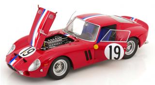 Ferrari 250 GTO 1962 rot #19 2nd Le Mans 1962 Noblet/Guichet KK-Scale 1:12 Metallmodell