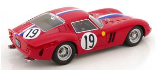 Ferrari 250 GTO 1962 rot #19 2nd Le Mans 1962 Noblet/Guichet KK-Scale 1:12 Metallmodell