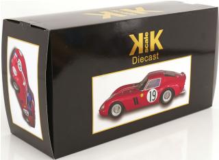 Ferrari 250 GTO 1962 rot #19 2nd Le Mans 1962 Noblet/Guichet KK-Scale 1:12 Metallmodell