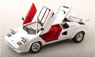 Lamborghini Countach LP 5000S QV 1985 weiß KK-Scale 1:12 Metallmodell