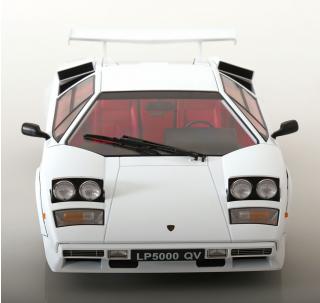 Lamborghini Countach LP 5000S QV 1985 weiß KK-Scale 1:12 Metallmodell