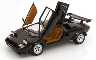 Lamborghini Countach LP 5000S QV 1985 schwarz KK-Scale 1:12 Metallmodell