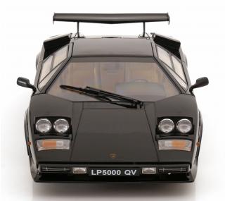 Lamborghini Countach LP 5000S QV 1985 schwarz KK-Scale 1:12 Metallmodell