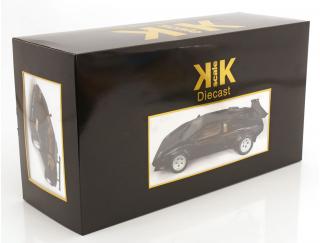 Lamborghini Countach LP 5000S QV 1985 schwarz KK-Scale 1:12 Metallmodell