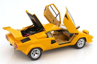 Lamborghini Countach LP 5000S QV 1985 gelb  KK-Scale 1:12 Metallmodell