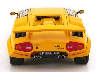 Lamborghini Countach LP 5000S QV 1985 gelb  KK-Scale 1:12 Metallmodell