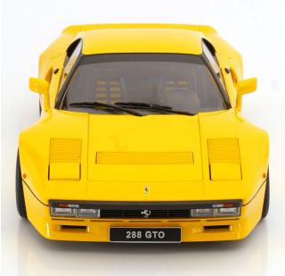 Ferrari 288 GTO 1984 gelb KK-Scale 1:12 Metallmodell