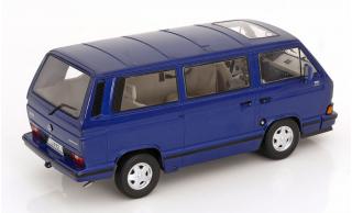 VW T3 Limited Last Edition 1992 blaumetallic KK-Scale 1:18 Metallmodell (Türen, Motorhaube... nicht zu öffnen!)