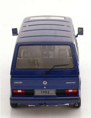 VW T3 Limited Last Edition 1992 blaumetallic KK-Scale 1:18 Metallmodell (Türen, Motorhaube... nicht zu öffnen!)