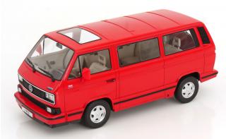 VW T3 Limited Last Edition 1992 rot KK-Scale 1:18 Metallmodell (Türen, Motorhaube... nicht zu öffnen!)