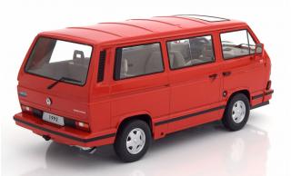 VW T3 Limited Last Edition 1992 rot KK-Scale 1:18 Metallmodell (Türen, Motorhaube... nicht zu öffnen!)