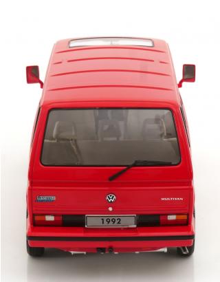 VW T3 Limited Last Edition 1992 rot KK-Scale 1:18 Metallmodell (Türen, Motorhaube... nicht zu öffnen!)