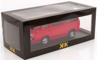 VW T3 Limited Last Edition 1992 rot KK-Scale 1:18 Metallmodell (Türen, Motorhaube... nicht zu öffnen!)