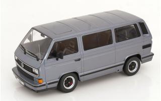 Porsche B32 1984 (basierend auf VW T3) graumetallic KK-Scale 1:18 Metallmodell (Türen, Motorhaube... nicht zu öffnen!)