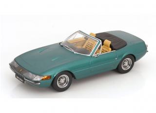 Ferrari 365 GTS Daytona Spyder 1.Serie 1969  grünmetallic KK-Scale 1:18 Metallmodell (Türen, Motorhaube... nicht zu öffnen!)