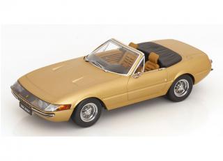 Ferrari 365 GTS Daytona Spyder 1.Serie 1969  goldmetallic KK-Scale 1:18 Metallmodell (Türen, Motorhaube... nicht zu öffnen!)