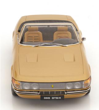 Ferrari 365 GTS Daytona Spyder 1.Serie 1969  goldmetallic KK-Scale 1:18 Metallmodell (Türen, Motorhaube... nicht zu öffnen!)