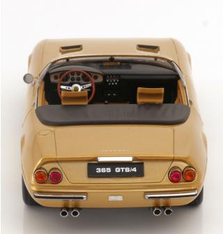 Ferrari 365 GTS Daytona Spyder 1.Serie 1969  goldmetallic KK-Scale 1:18 Metallmodell (Türen, Motorhaube... nicht zu öffnen!)