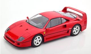 Ferrari F40 1987 rot KK-Scale 1:18 Metallmodell (Türen, Motorhaube... nicht zu öffnen!)