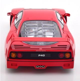 Ferrari F40 1987 rot KK-Scale 1:18 Metallmodell (Türen, Motorhaube... nicht zu öffnen!)