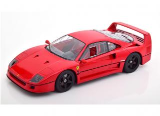 Ferrari F40 Lightweight 1990 rot KK-Scale 1:18 Metallmodell (Türen, Motorhaube... nicht zu öffnen!)