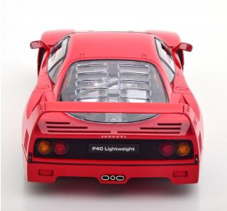 Ferrari F40 Lightweight 1990 rot KK-Scale 1:18 Metallmodell (Türen, Motorhaube... nicht zu öffnen!)