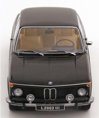 BMW 2002tii  2.Serie 1974 schwarz KK-Scale 1:18 Metallmodell (Türen, Motorhaube... nicht zu öffnen!)