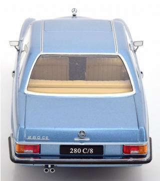 Mercedes 280/8 W114 Coupe 1969 hellblau-metallic KK-Scale 1:18 Metallmodell (Türen, Motorhaube... nicht zu öffnen!)