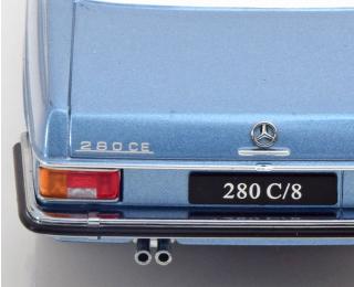 Mercedes 280/8 W114 Coupe 1969 hellblau-metallic KK-Scale 1:18 Metallmodell (Türen, Motorhaube... nicht zu öffnen!)