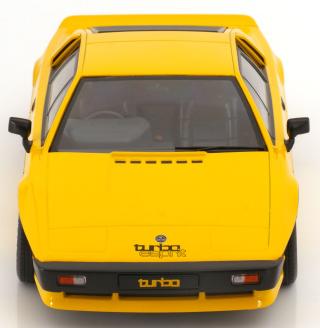 Lotus Esprit Turbo 1981 gelb KK-Scale 1:18 Metallmodell (Türen, Motorhaube... nicht zu öffnen!)