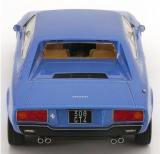 Ferrari 308 GT4 1974  hellblau-metallic KK-Scale 1:18 Metallmodell (Türen, Motorhaube... nicht zu öffnen!)