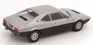 Ferrari 308 GT4 1974  silber/mattschwarz KK-Scale 1:18 Metallmodell (Türen, Motorhaube... nicht zu öffnen!)