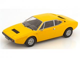 Ferrari 308 GT4 1974  gelb KK-Scale 1:18 Metallmodell (Türen, Motorhaube... nicht zu öffnen!)