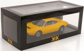 Ferrari 308 GT4 1974  gelb KK-Scale 1:18 Metallmodell (Türen, Motorhaube... nicht zu öffnen!)