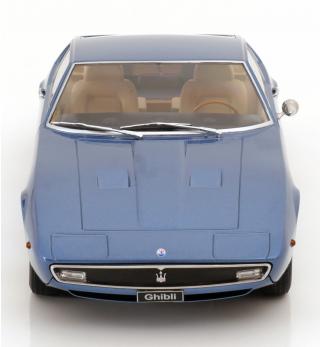 Maserati Ghibli Coupe 1969 blaumetallic KK-Scale 1:18 Metallmodell (Türen, Motorhaube... nicht zu öffnen!)