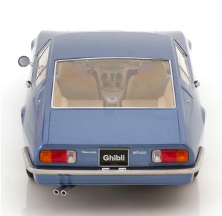 Maserati Ghibli Coupe 1969 blaumetallic KK-Scale 1:18 Metallmodell (Türen, Motorhaube... nicht zu öffnen!)