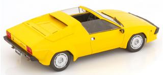 Lamborghini Jalpa 3500 1982 gelb mit abnehmbarem Hardtop KK-Scale 1:18 Metallmodell (Türen, Motorhaube... nicht zu öffnen!)