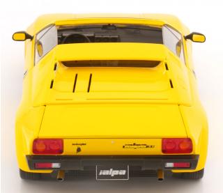 Lamborghini Jalpa 3500 1982 gelb mit abnehmbarem Hardtop KK-Scale 1:18 Metallmodell (Türen, Motorhaube... nicht zu öffnen!)