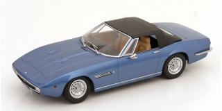 Maserati Ghibli Spyder 1970 hellblau-metallic mit Alufelgen KK-Scale 1:18 Metallmodell (Türen, Motorhaube... nicht zu öffnen!)