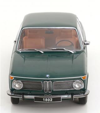 BMW 1802 1.Serie Facelift 1971 dunkelgrün KK-Scale 1:18 Metallmodell (Türen, Motorhaube... nicht zu öffnen!)