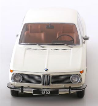 BMW 1802 1.Serie Facelift 1971 weiß KK-Scale 1:18 Metallmodell (Türen, Motorhaube... nicht zu öffnen!)