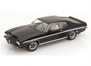 Pontiac LeMans GTO 1972 schwarz KK-Scale 1:18 Metallmodell (Türen, Motorhaube... nicht zu öffnen!)