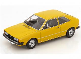 VW Scirocco 1 TS 1976 gelb KK-Scale 1:18 Metallmodell (Türen, Motorhaube... nicht zu öffnen!)