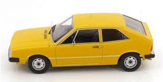 VW Scirocco 1 TS 1976 gelb KK-Scale 1:18 Metallmodell (Türen, Motorhaube... nicht zu öffnen!)