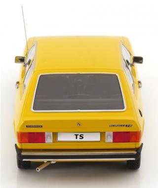 VW Scirocco 1 TS 1976 gelb KK-Scale 1:18 Metallmodell (Türen, Motorhaube... nicht zu öffnen!)